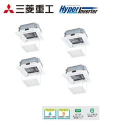 三菱重工 業務用エアコン HyperInverter 天井カセット4方向 ラクリーナパネル 10馬力 同時ダブルツイン　FDTVP2804HD5SA-raku